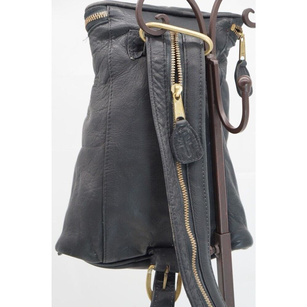 Frye Black Leather Backpack - Picture 5 of 11